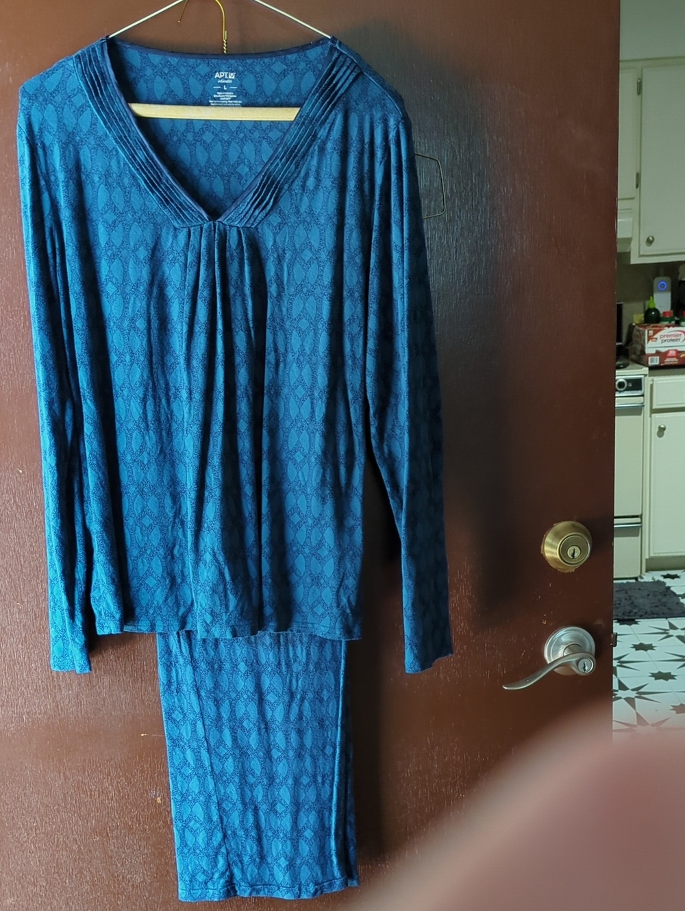 5 For $20 Apt. 9 Teal Long Sleeve Pajama Set Size L